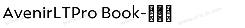 AvenirLTPro Book字体转换